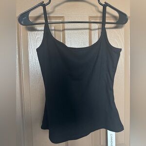 Commense Black Slim Camisole Tank Top